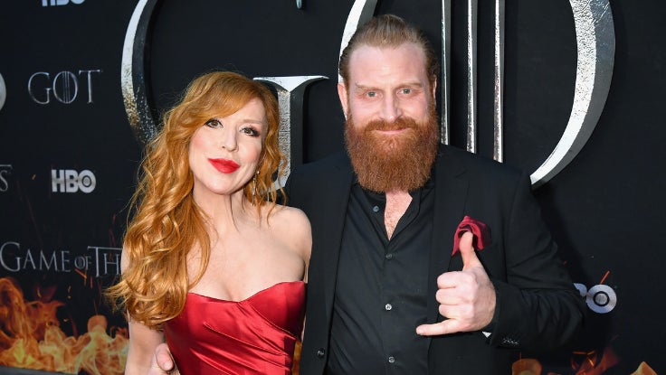 Kristofer Hivju and Gry Molvær Hivju