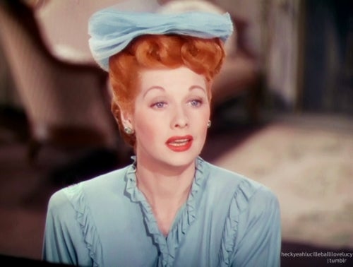 lucille ball talking
