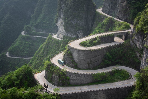 Road to Tianmen Mountain