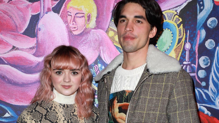 Maisie Williams and Reuben Selby