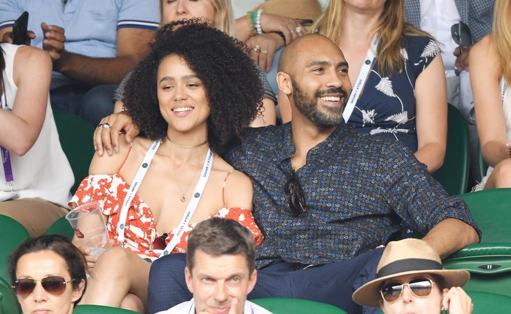 Nathalie Emmanuel and Alex Lanipekun
