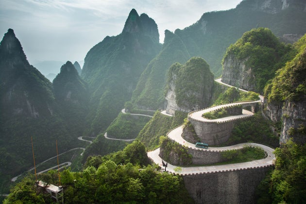 Tianmen Shan Big Gate Road, China