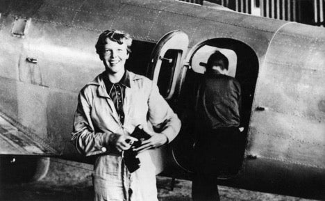 earhart and plane