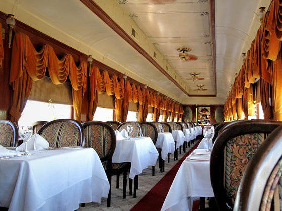 train's dining hall