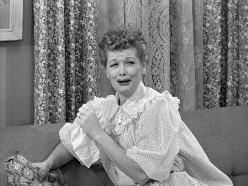 lucille ball cry