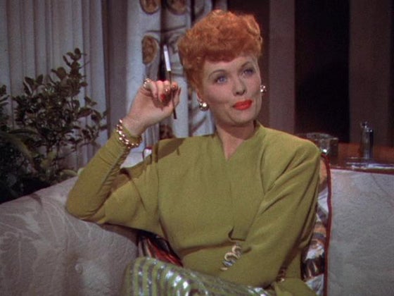 lucille ball sitting