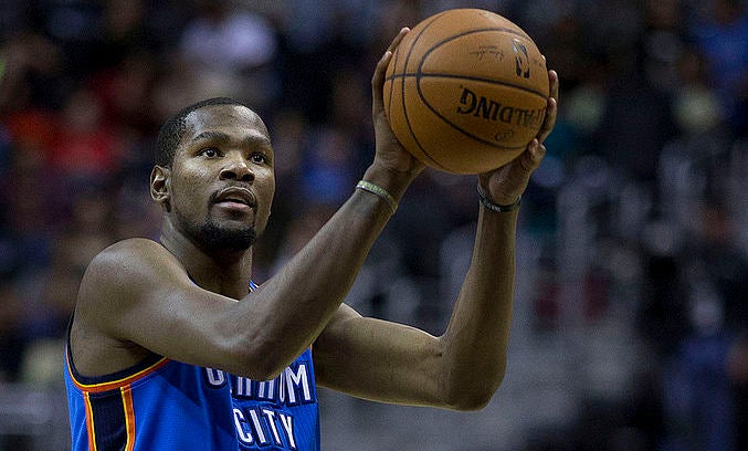 Kevin Durant Free Throw 2014