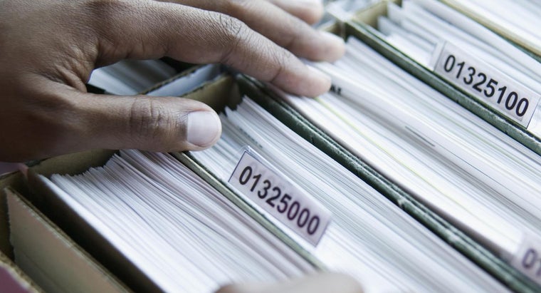 What Are Numerical Filing Systems? | Reference.com